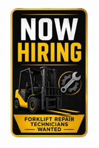 Now Hiring Forklift Repair